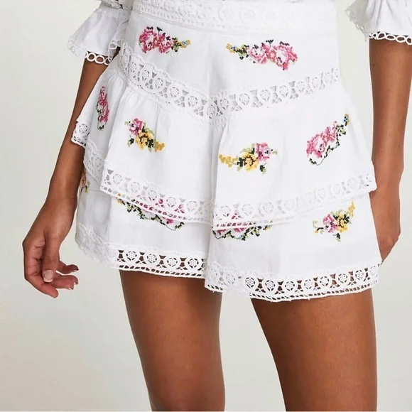RIVER ISLAND | White Floral Embroidered Set - Picture 7 of 12